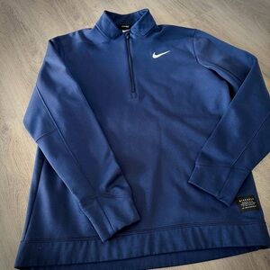 Nike Golf Dark Blue Quarter-Zip Pullover